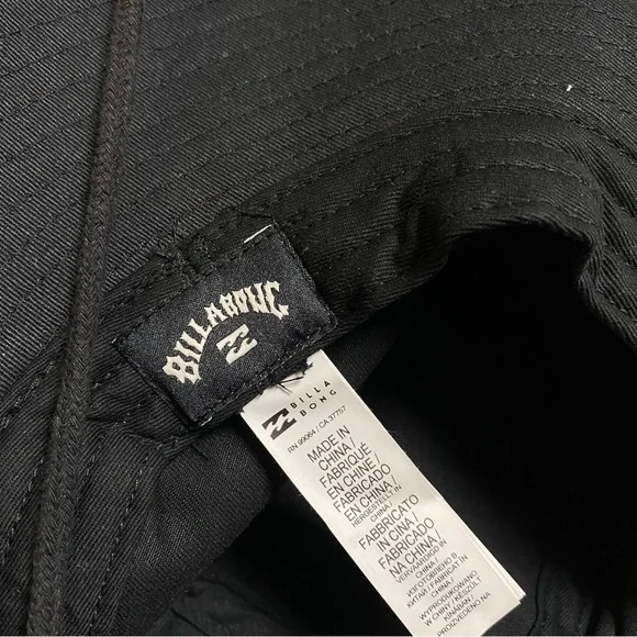 Billabong Charcoal Bucket Hat with Logo - Picture 8 of 8